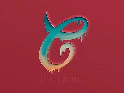 Dripping paper letter