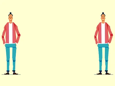 Angry & Smile branding character comic design doodle drawing vector