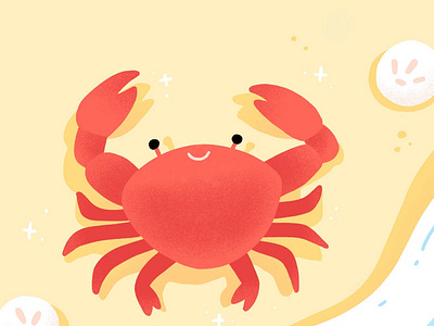 Crab Season design illustration