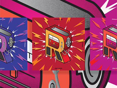 R For Radio aruba culture design graphic graphic design illustration illustrator cc photoshop radio type typography vector