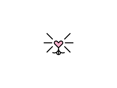 I Thought Bunny's Were Easter? bunny day design heart icon illustration line mono nose simple valentines