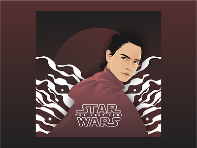 Jedi artwork fanart gradation gradien illustration jedi last jedi oaiue star wars vector white