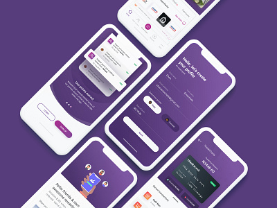 Thankucash App card design design figma figmaafrica figmadesign mobile app mobile app design onboarding product designer refer referral reward sign in ui ux