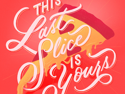 Pizza love hand lettering lettering love pizza