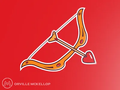 Love Bow Mascot Logo 2d logo branding concept esports logo mascot mascot design mascot logo valentines day vector