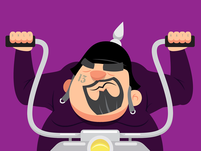 Bikey art cartoon character design drawing illustration illustrator sketch vector