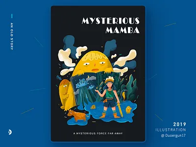 illustration-MAMBA Story doodle illustration illustrations paint