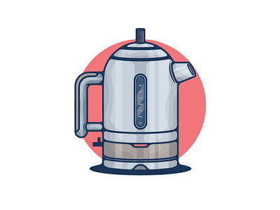 Kettle art artwork coffee design dribbble graphic graphic design illustration illustrations illustrator kettle tea