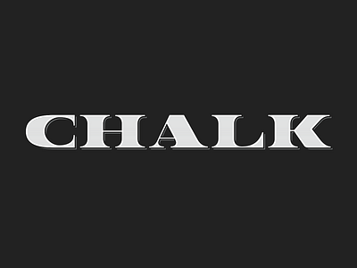 Chalk branding logo okc oklahoma city type word mark