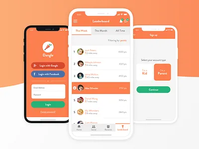 Leaderboard for Kid's Task App app design app ui app ui design clean app design leaderboard mobile app mobile app design mobile design ui ui design uidesign user interface ux design ux ui ux ui design ux ui mockup