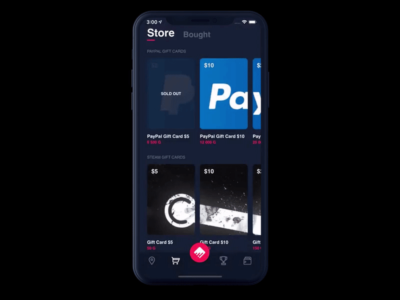 Checkout stage concept animation app branding check out design flat mobile ui
