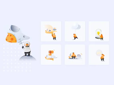 # hello dribbble#404(02) app illustration ui