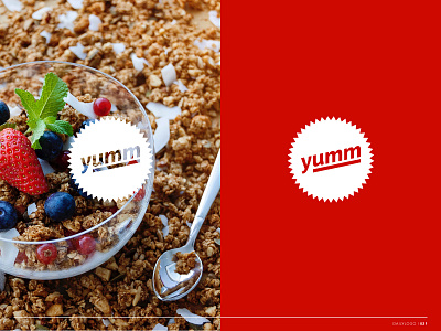 Daily Logo Day 21 badge branding branding identity daily daily challenge daily logo dailylogochallenge design granola bar health health brand icon identity design logo logo design yumm
