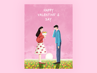 Happy Valentine's Day illustration