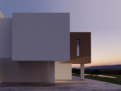 Dusk 3d architecture blender blender 3d render