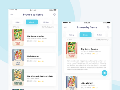 Books & Books app apps application blue book app book arts bookstore browse cardlist children education genre item library mobile mockup news read school school app setting ui