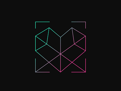 What Is Love? 3d abstact arrows art clean creative design flat focus geometic illustration line logo love smart stylish tech unusual vector