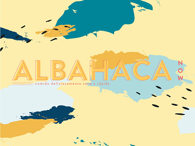 Albahaca NOW! 2d art branding colors design logo salad vector