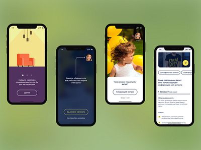 Aspectrum App app clean ios kids mind ui ux