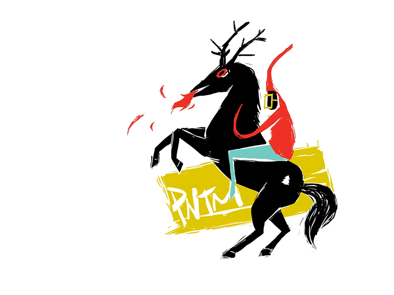 Pinetime Clothing animation cell character characterdesign fire framebyframe horse illustration motion pinetime