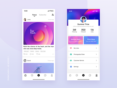 Image social interface app design interface ui