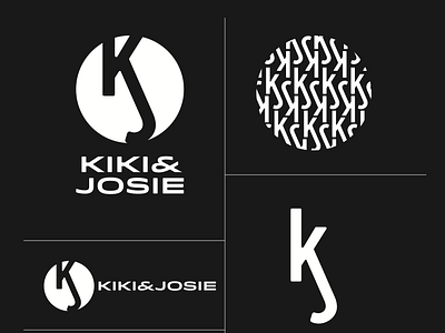 Kiki & Josie Branding branding graphic design logo monogram typography vector