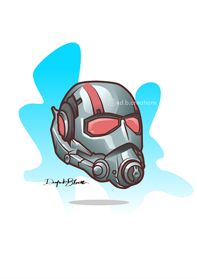 Antman Helmet design digital 2d digitalart digitalartist drawing flat icon illustraion illustraor illustration illustrstor ux vector vector art vector artwork vector artworks web