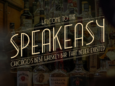 Speakeasy artdeco branding design display editorial font fontdesign graphic headline signage type typedesign typeface typography