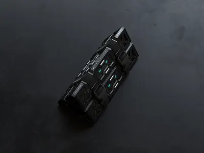 BLASTER 3d art 3d graphic cyberpunk design device hard surface product sci fi