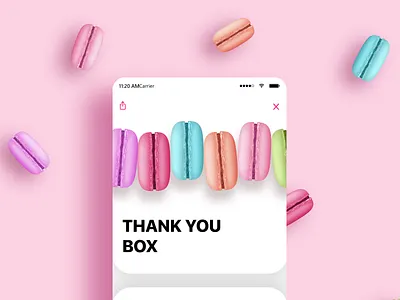 Macaroony app macaroon mobile mock up ux ui design