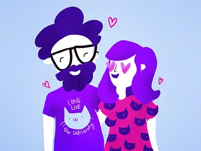 Crazy cat couple 💜💕 cats couples crazy cat love relationship goals valentines