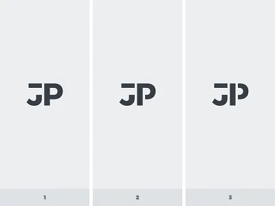 JP Wordmark Proof graphic design logo logo design proof wordmark
