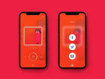 Daily UI 010 album app app concept concept design daily challange daily ui daily ui challenge dailyui dailyui challenge dailyui010 design icon illustration share button share buttons social buttons social share typography ui visual design