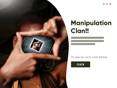 Manipulation Clan!! adventure creative editing explore graphic design insperation instagram interface layout manipulation minimalistic templet trending typography ui design ux design web design