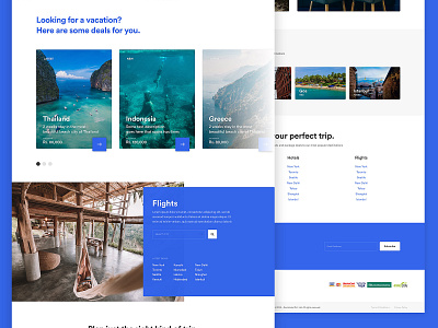 Travel Agency Website Concept blue clean design minimal pakistan ui ux web website white space