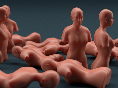 *** 3d c4d cinema4d dummy illustration manequin redshift render