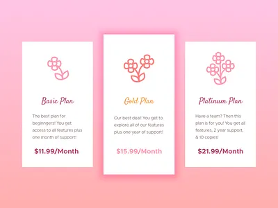 030 Prices 030 dailyui prices pricing tables sketch app typography ui uidesign web design webdesign