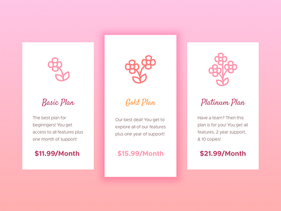 030 Prices 030 dailyui prices pricing tables sketch app typography ui uidesign web design webdesign