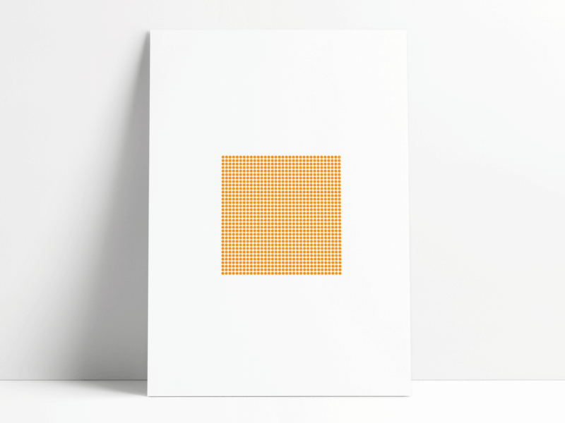 One Day animated poster animation cube dots loop animation looping poster