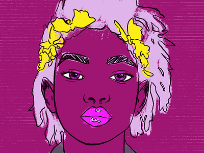 Willow art digital illustration portraits procreate