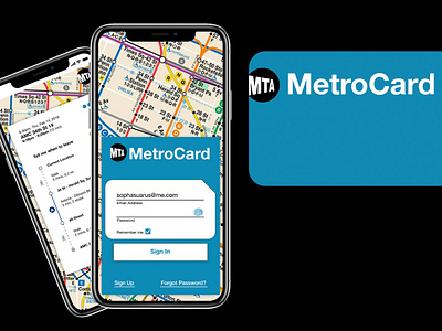 MetroCard ReDesign design thinking mobile app design redesign uipractice ux designer