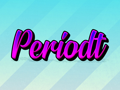 PERIODT Shirt Design 3d apparel design blue bold brush script city girls detroit graphic designer exactly flat design funny saying hip hop illustration period periodt pink ratchet stripes ui urban vector