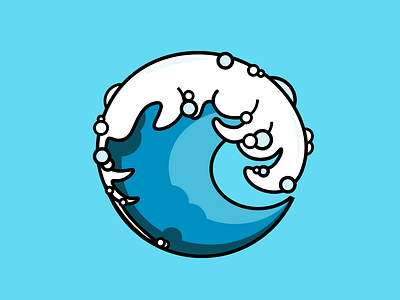 Water Wave adobe illustrator design icon illustration logo vector water wave