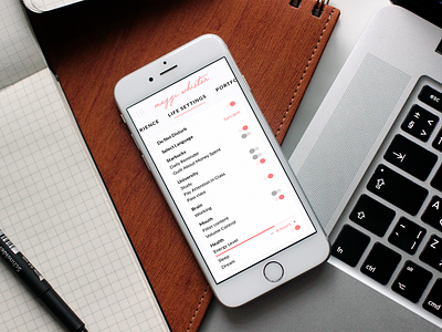 Daily UI Design Challenge | Day 07 - Settings app design ui ux web web design