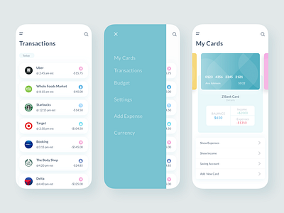 Personal Finance App app branding design flat icon ios logo minimal ui ux