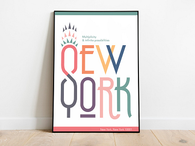 New York poster artdeco design graphicdesign hand lettering illustration lettering newyork poster typography