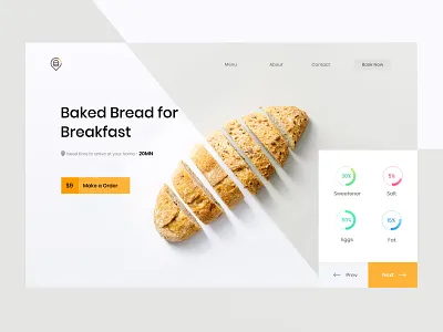 Restaurant clean design restaurant ui ux web website zihad