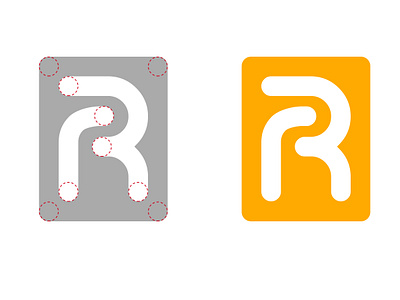 RR Logo brand branding illustration logo rr