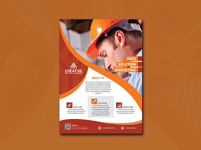 Corporate Flyer ai business clean corporate creative creative flyer design editable eps flyer idea logo print profesional real estate standard template