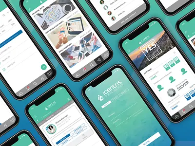 Social Velocity App app branding sketch ux ui design
